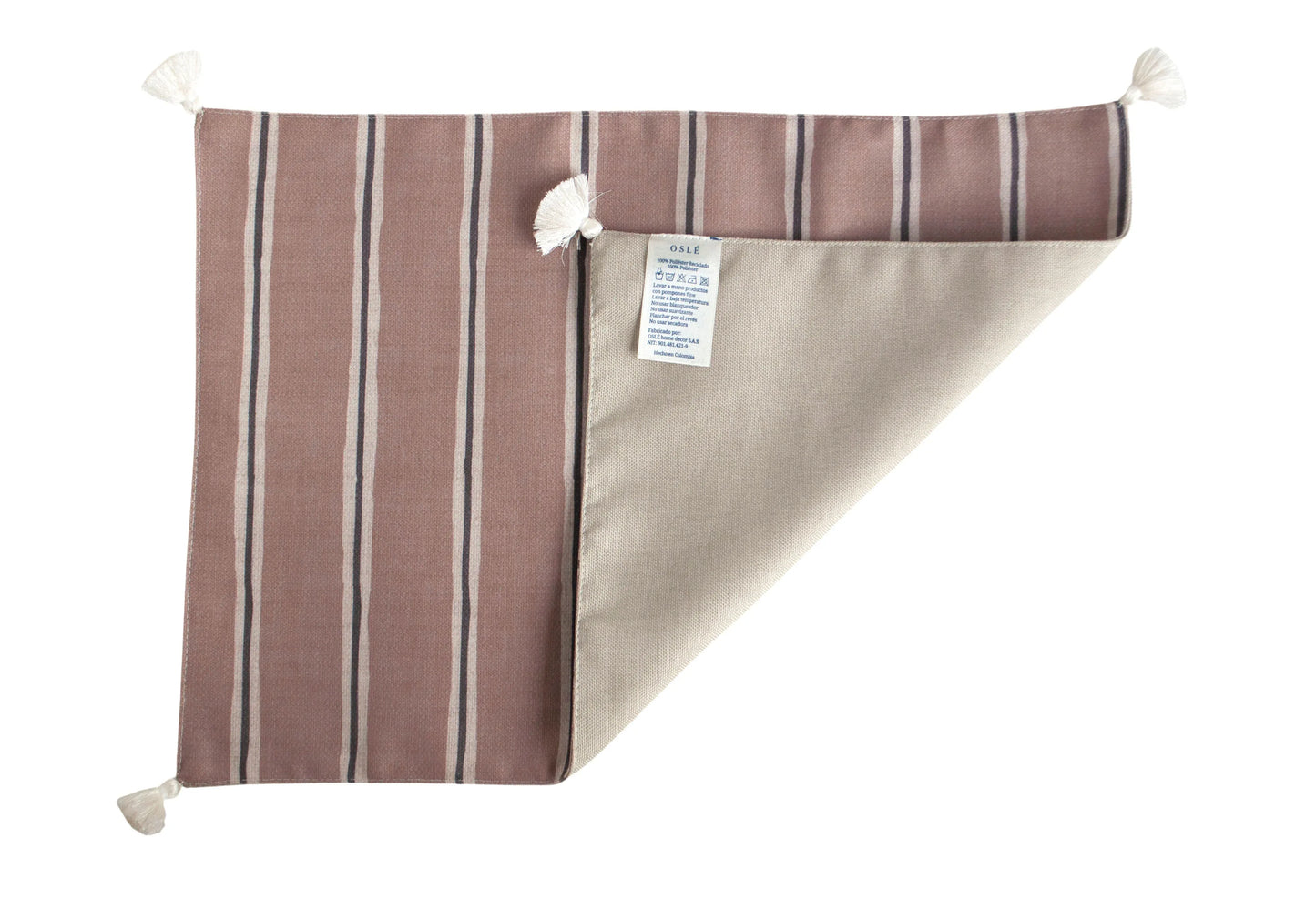 Set individuales Taupe - OSLÉ home decor