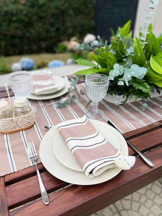 Camino de mesa Taupe - OSLÉ home decor