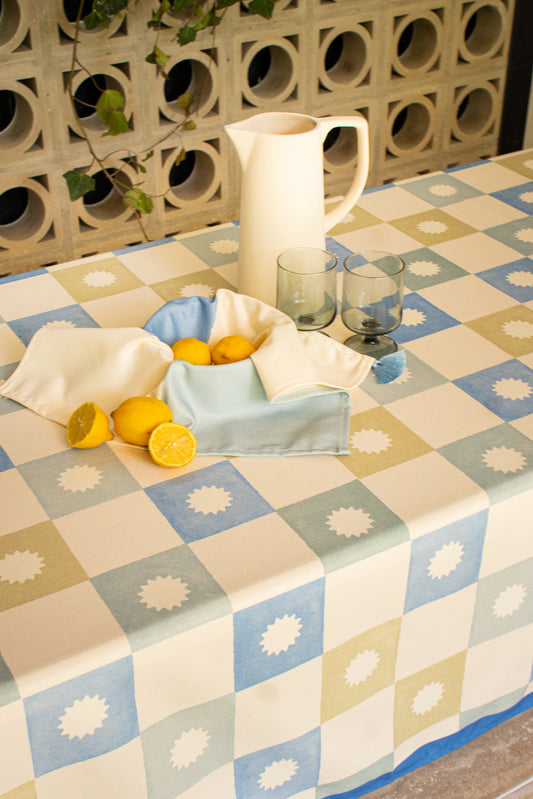 Set servilletas Duo Aqua