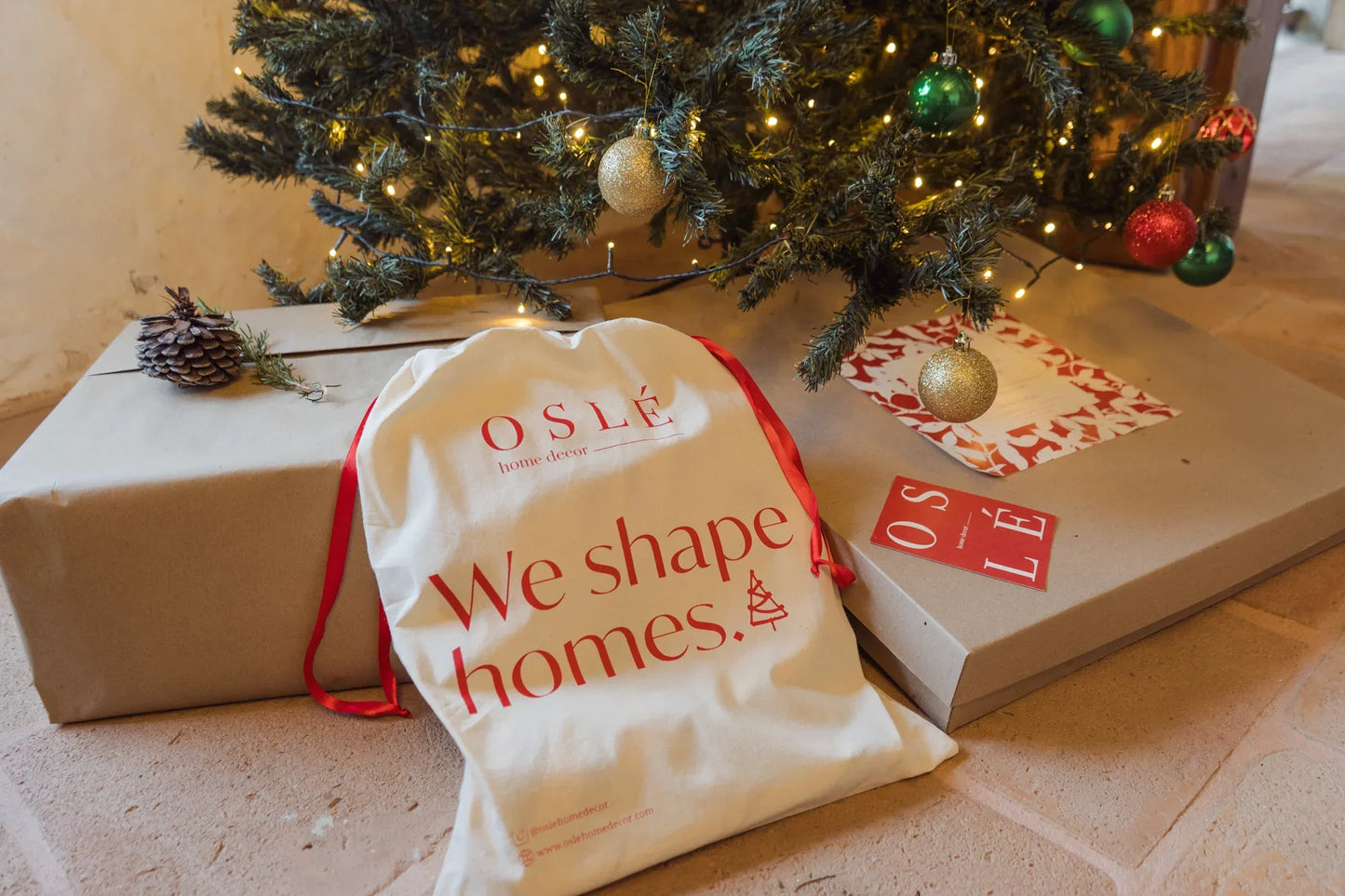 STOCK Kit Marca puestos + Lazo Navideño - OSLÉ home decor 