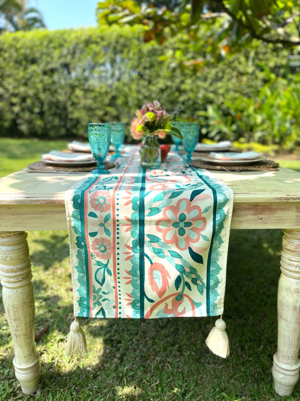 Camino de mesa Aqua - OSLÉ home decor 