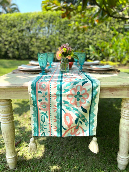 Camino de mesa Aqua - OSLÉ home decor 
