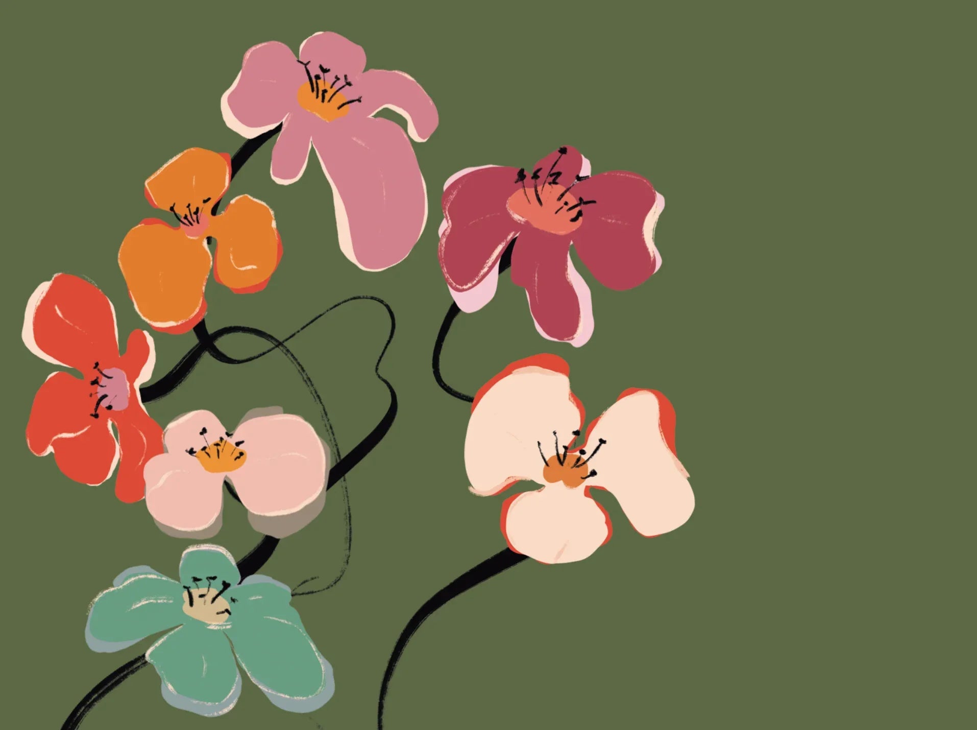 Set individuales Blossom - OSLÉ home decor 