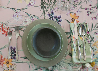 STOCK Set servilletas Fiori verde - OSLÉ home decor 