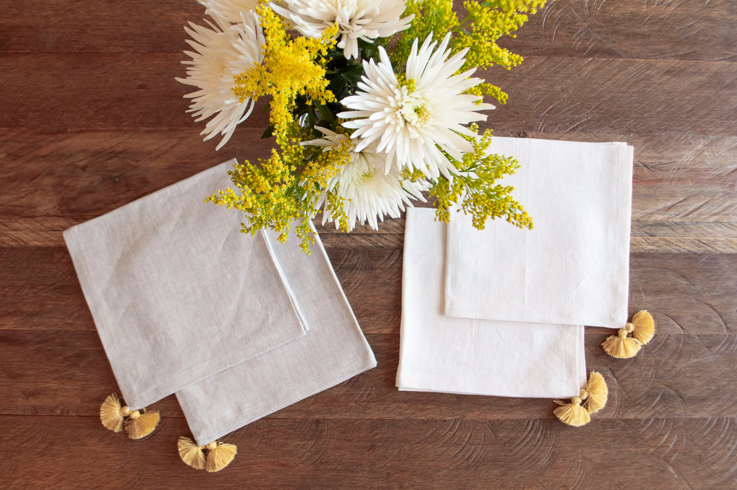 Set servilletas Lino - Amarillo - OSLÉ home decor 