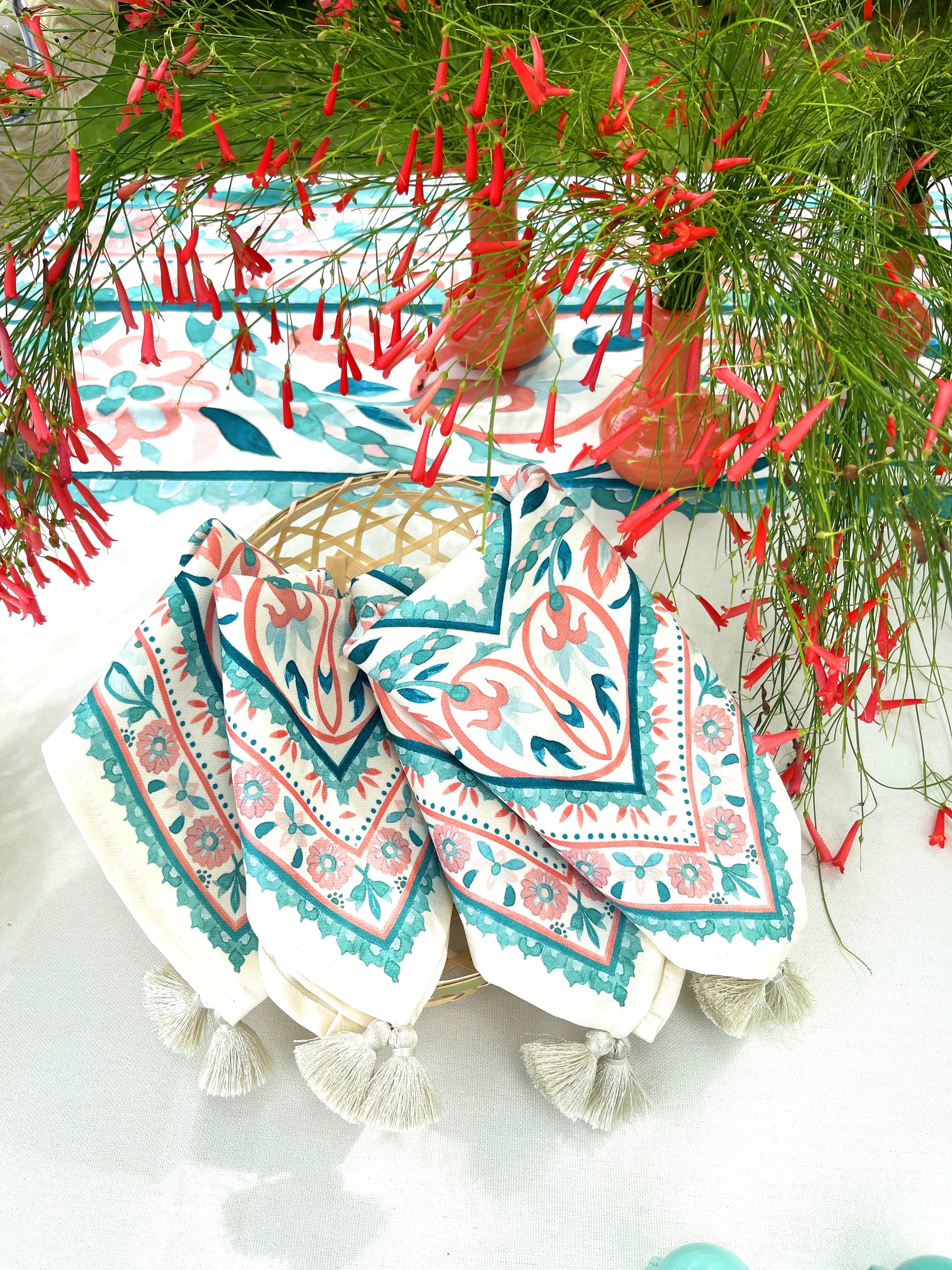 Set servilletas Aqua - OSLÉ home decor 