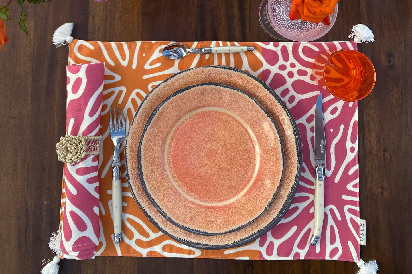 Set individuales Blush - OSLÉ home decor 