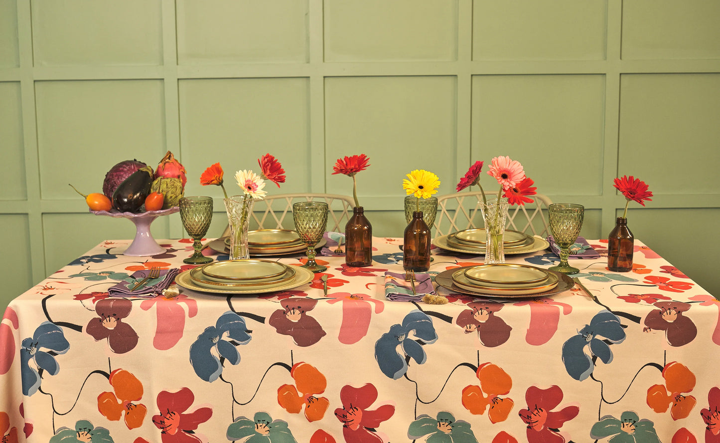 Mantel Retro Flowers - OSLÉ home decor 