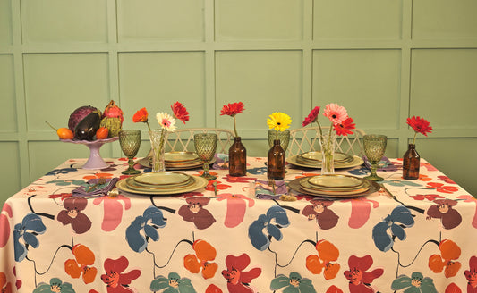 Mantel Retro Flowers - OSLÉ home decor 