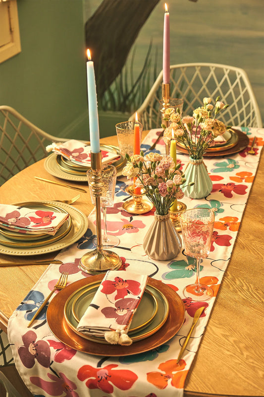 Camino de mesa Retro Flower - OSLÉ home decor 