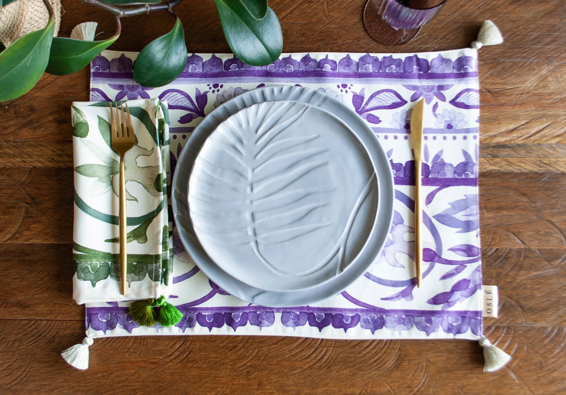 Set individuales Very Peri - OSLÉ home decor 