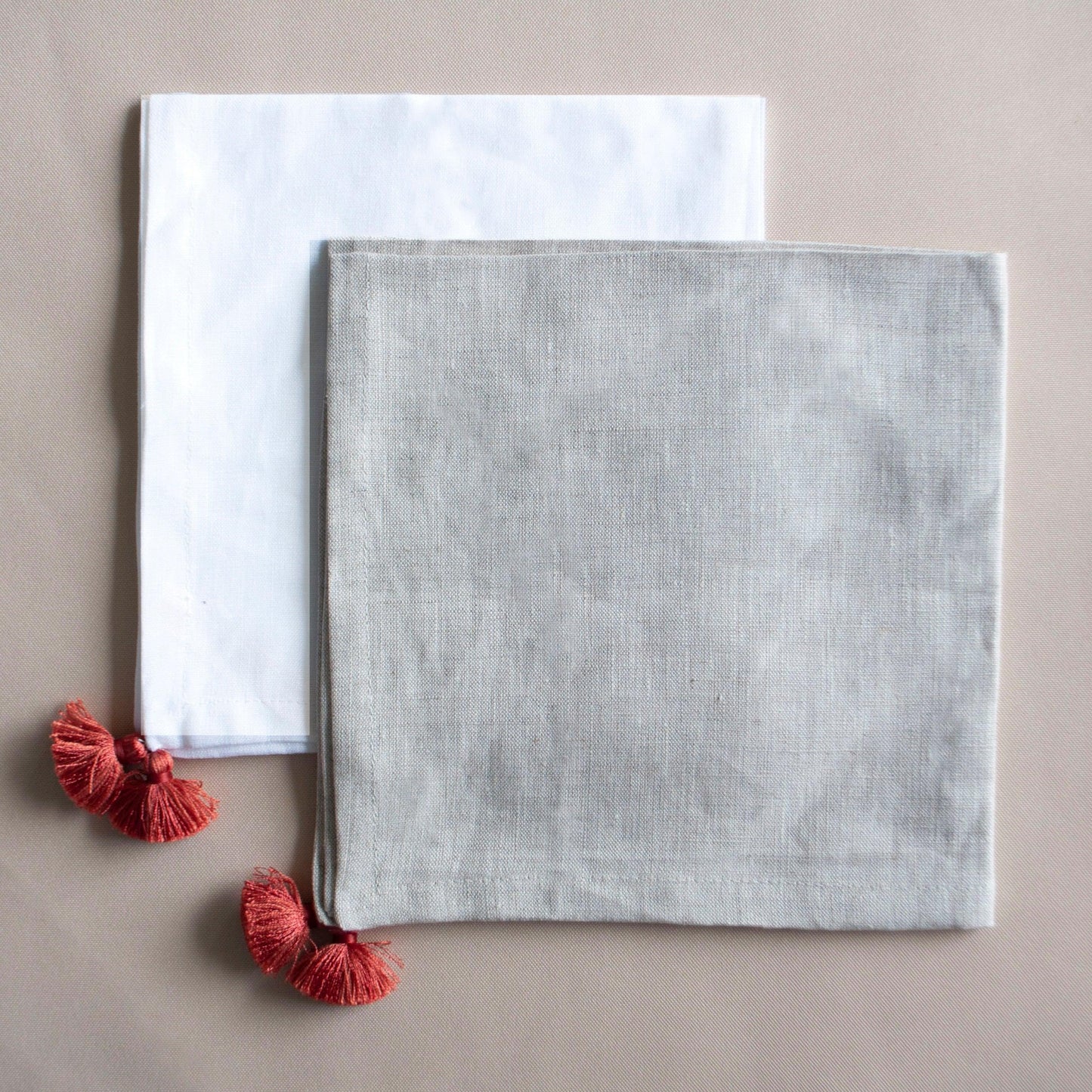 Set servilletas Lino - Rojo - OSLÉ home decor 