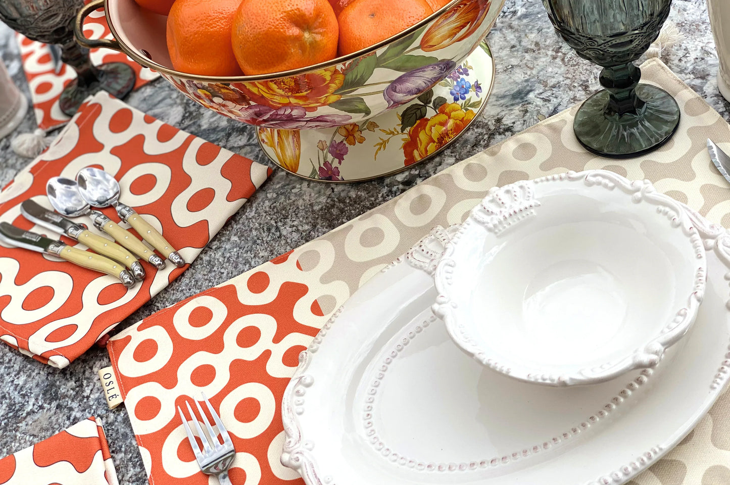 Set individuales Tangerine - OSLÉ home decor 